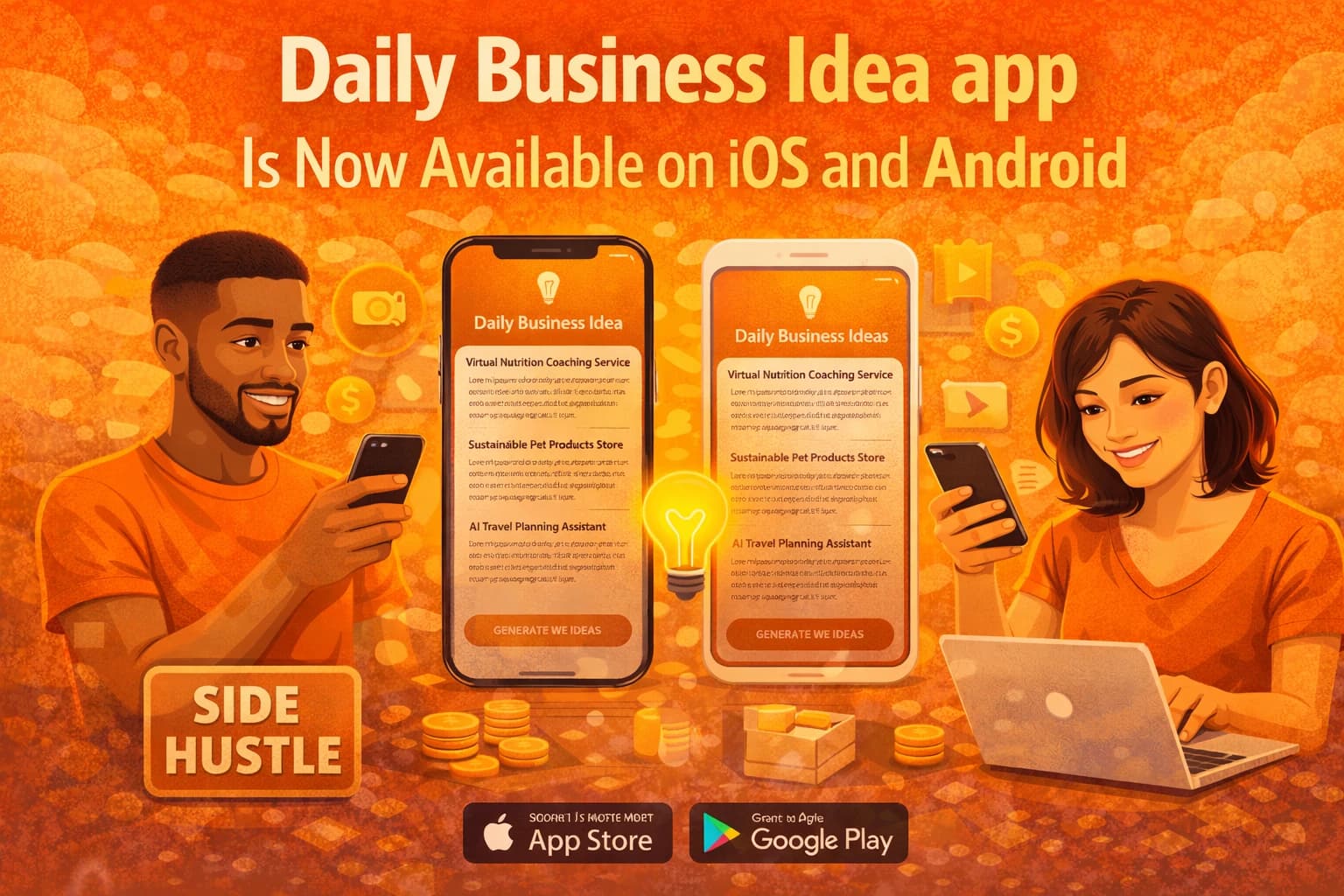 Daily Bsuiness Idea App